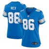 Women's Detroit Lions Isaac Rex  Blue Game Jersey