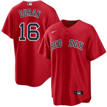 Men's Boston Red Sox #16 Jarren Duran Nike Red Home Replica Player Jersey Men's Boston Red Sox #16 Jarren Duran Nike Red Home Replica Player Jersey
