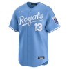 Men's Kansas City Royals #13 Salvador Perez Nike Light Blue Alternate Limited Player Jersey