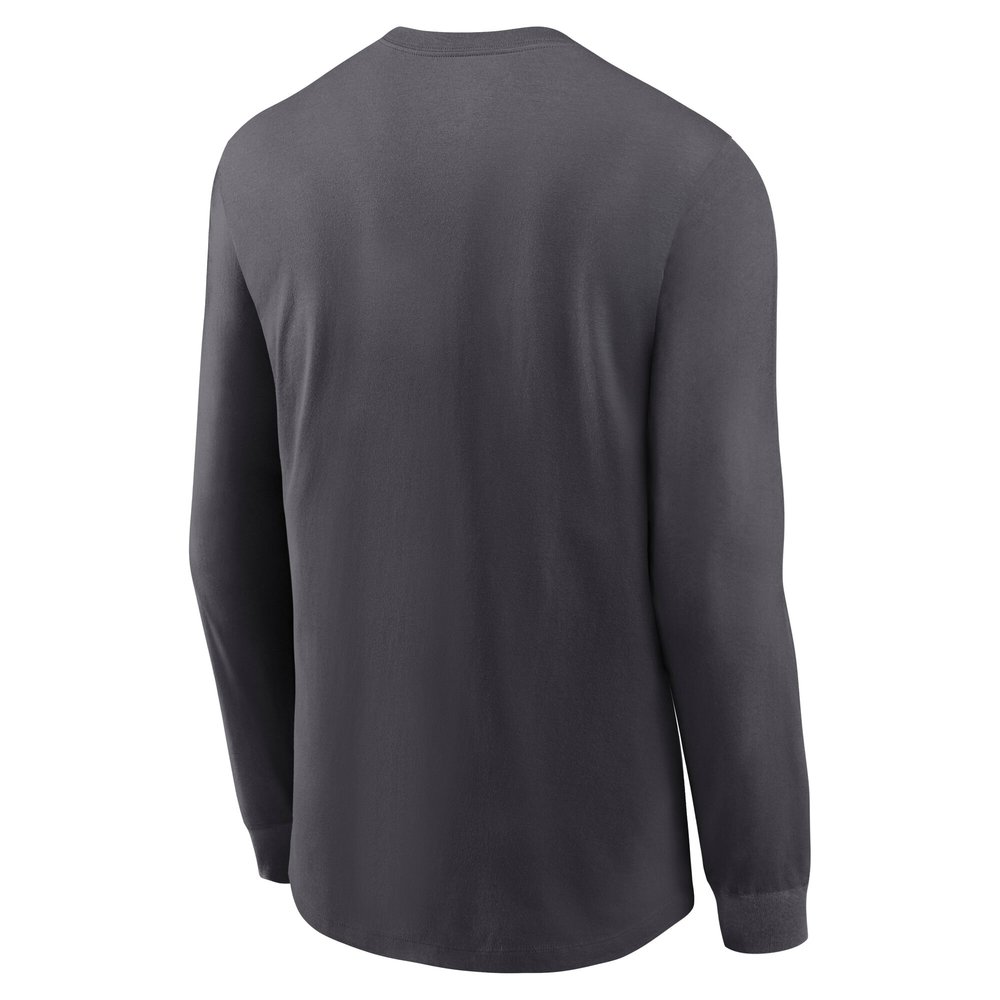 Men's Philadelphia Eagles Anthracite Super Bowl LIX Champions Locker Room Trophy Collection Long Sleeve T-Shirt Men's Philadelphia Eagles Anthracite Super Bowl LIX Champions Locker Room Trophy Collection Long Sleeve T-Shirt