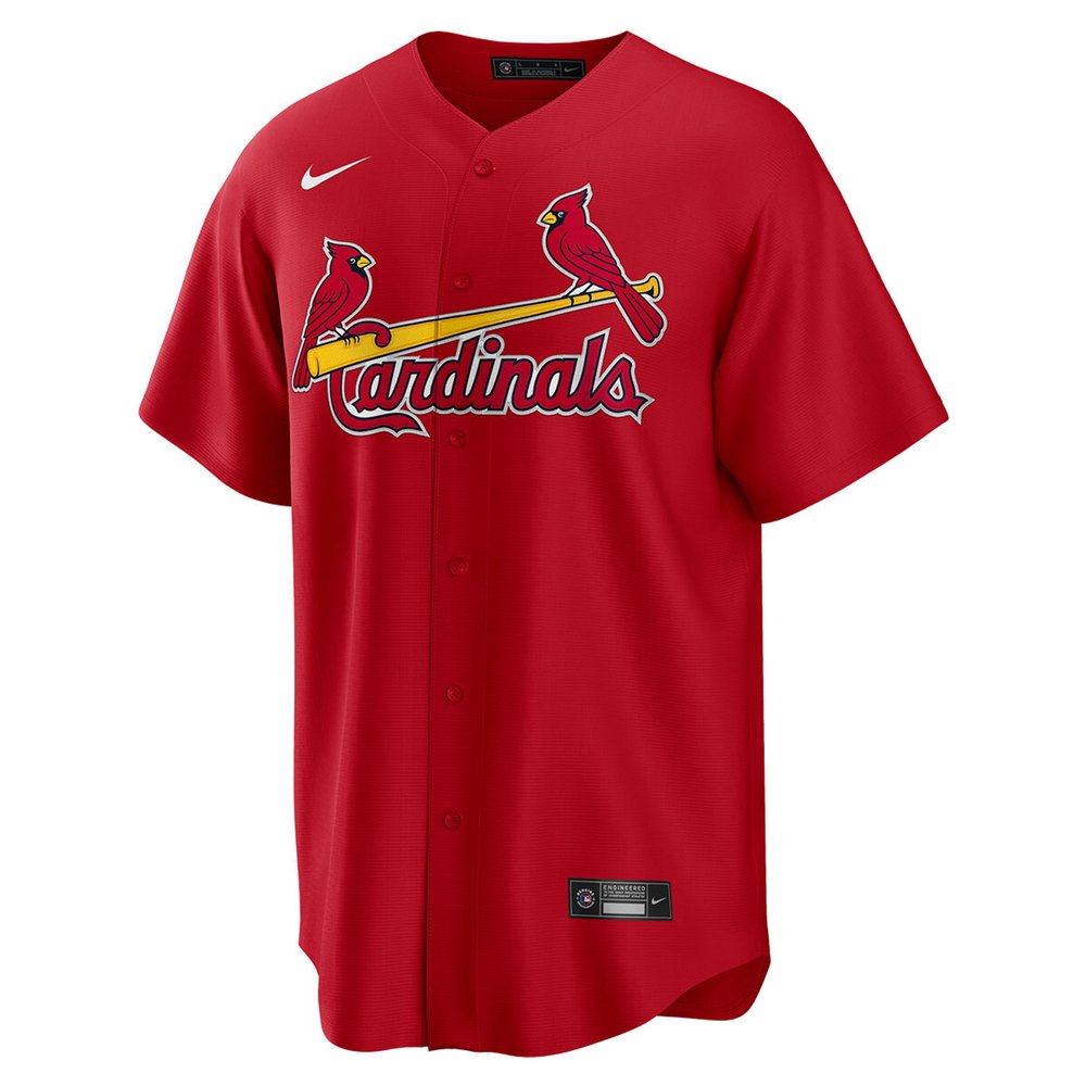 Men's St. Louis Cardinals #0 Masyn Winn Red Home Limited Jersey