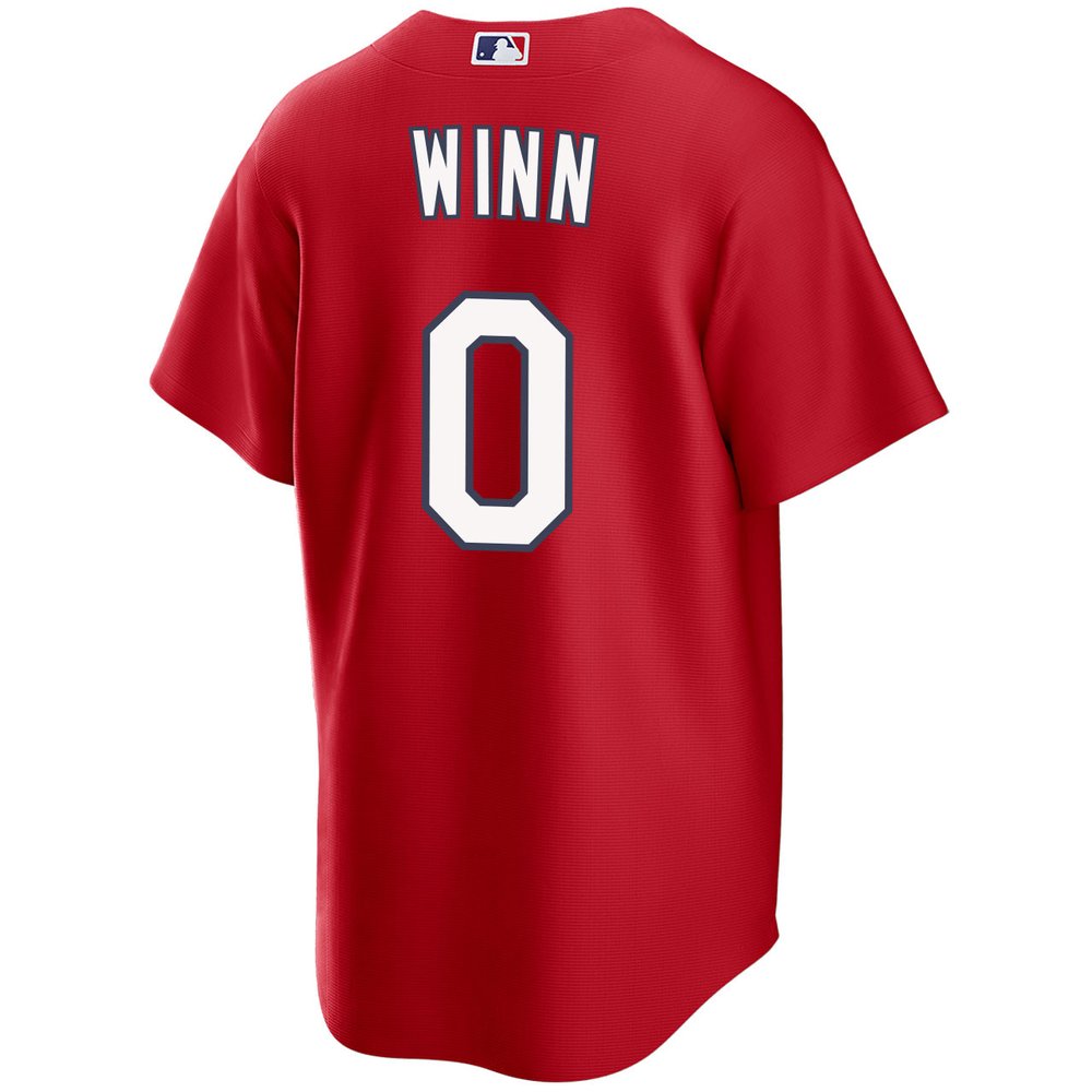 Men's St. Louis Cardinals #0 Masyn Winn Red Home Limited Jersey