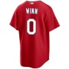 Men's St. Louis Cardinals #0 Masyn Winn Red Home Limited Jersey