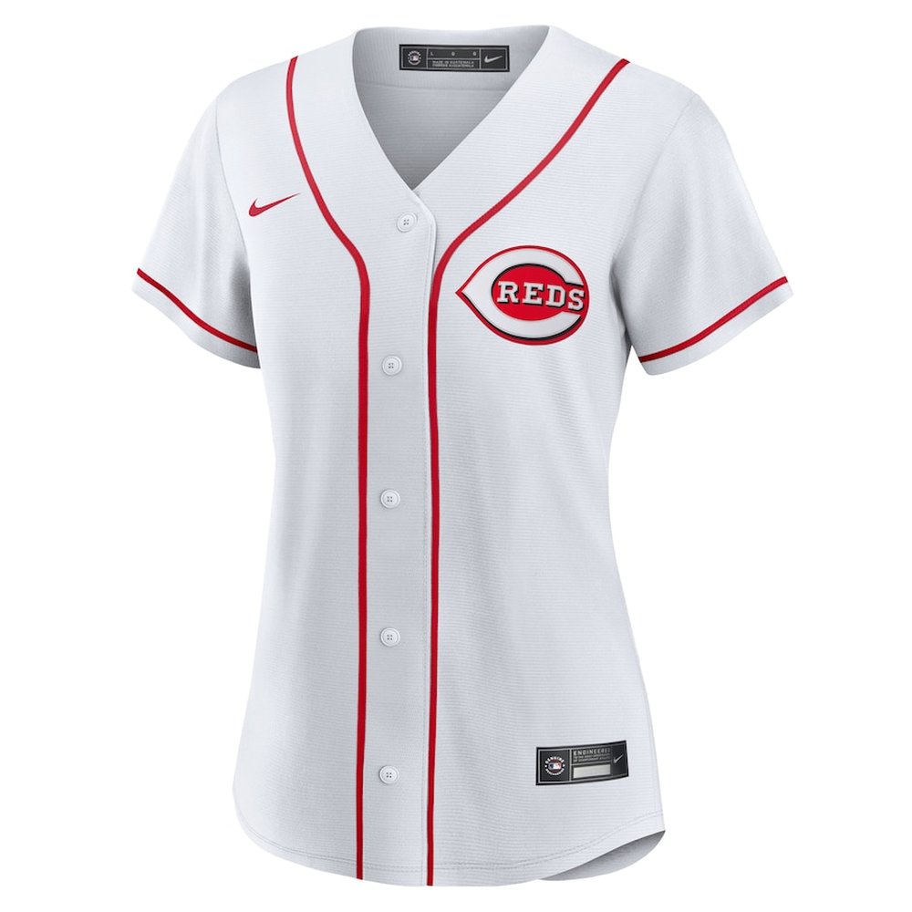 Women's Cincinnati Reds #29 TJ Friedl Nike White Home Replica Jersey