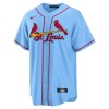 Men's St. Louis Cardinals #21 Lars Nootbaar Blue Home Limited Jersey