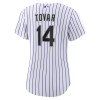Women's Colorado Rockies #14 Ezequiel Tovar Nike White Home Replica Jersey
