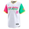 Men's San Diego Padres #2 Xander Bogaerts Nike White City Connect Limited Player Jersey