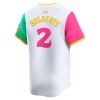 Men's San Diego Padres #2 Xander Bogaerts Nike White City Connect Limited Player Jersey