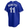 Men's Toronto Blue Jays #11 Bo Bichette Royal Alternate Replica Player Name Jersey