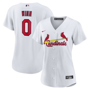 Women's St. Louis Cardinals #0 Masyn Winn White Home Replica Jersey