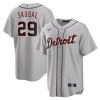 Men's Detroit Tigers #29 Tarik Skubal Nike Gray Road Replica Jersey