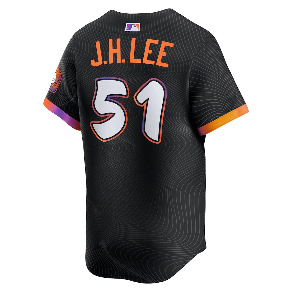 Men's San Francisco Giants #51 Jung Hoo Lee Nike Black 2025 City Connect Limited Jersey Men's San Francisco Giants #51 Jung Hoo Lee Nike Black 2025 City Connect Limited Jersey