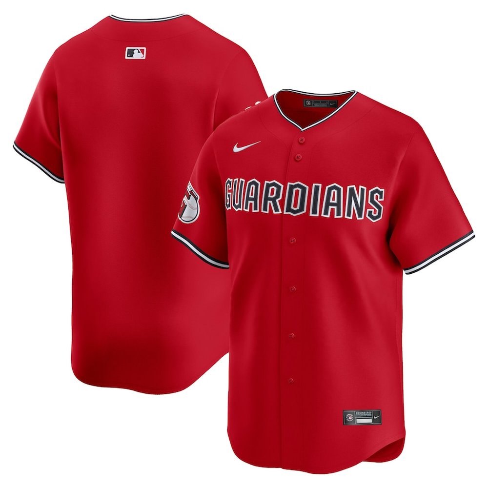 Men's Cleveland Guardians Red Home Limited Player Jersey
