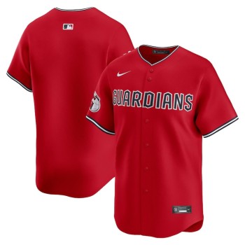 Men's Cleveland Guardians Red Home Limited Player Jersey Men's Cleveland Guardians Red Home Limited Player Jersey
