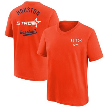 Youth Houston Astros Orange 2025 City Connect T-Shirt Youth Houston Astros Orange 2025 City Connect T-Shirt