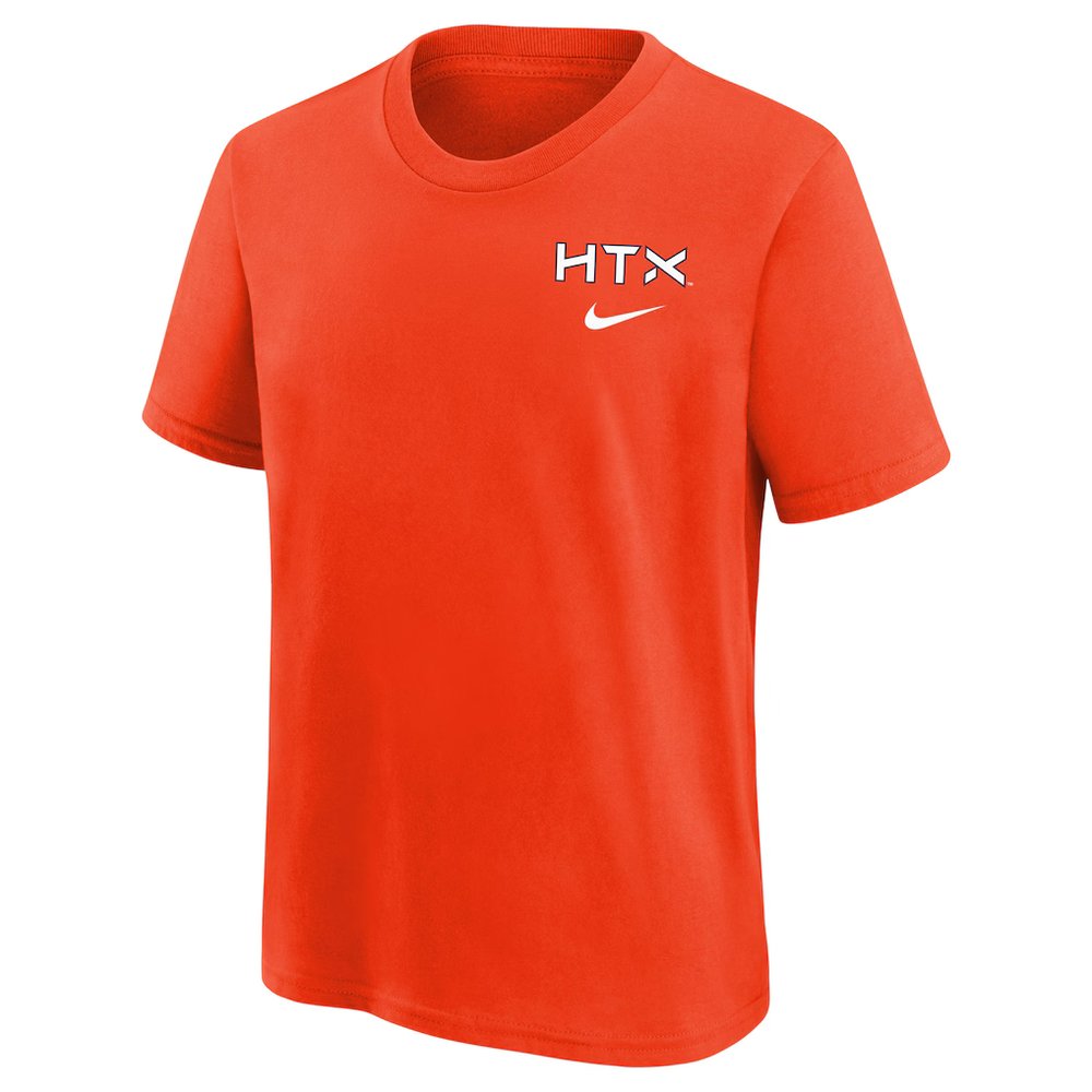 Youth Houston Astros Orange 2025 City Connect T-Shirt Youth Houston Astros Orange 2025 City Connect T-Shirt