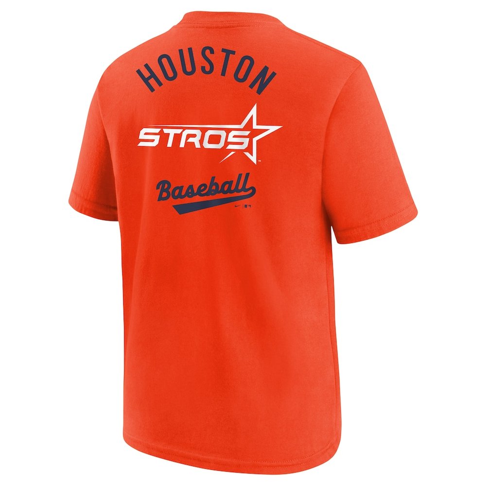 Youth Houston Astros Orange 2025 City Connect T-Shirt Youth Houston Astros Orange 2025 City Connect T-Shirt
