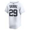 Men's Detroit Tigers #29 Tarik Skubal Nike White Home Limited Player Jersey