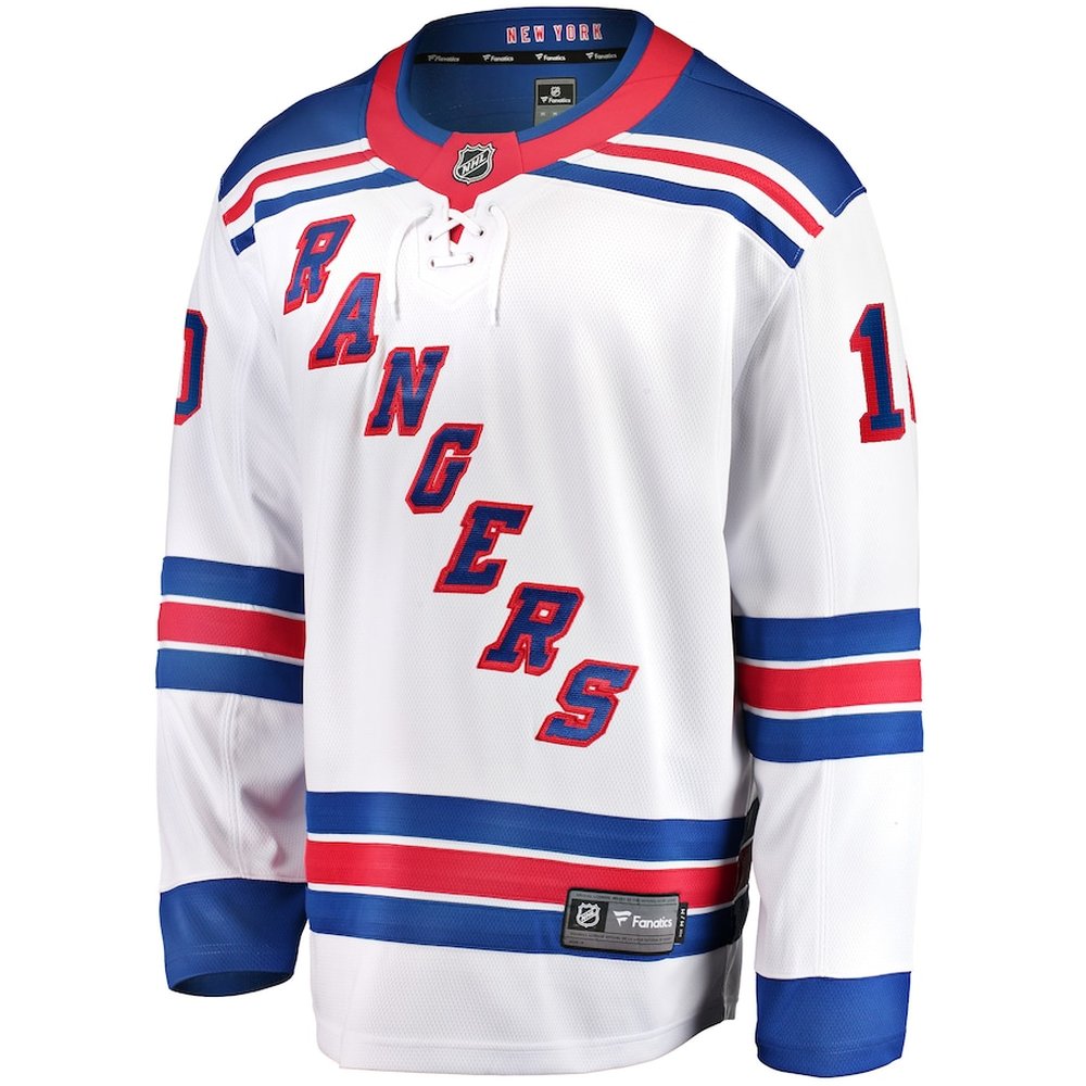 Men's New York Rangers #10 Artemi Panarin White Away Premier Breakaway Player Jersey Men's New York Rangers #10 Artemi Panarin White Away Premier Breakaway Player Jersey