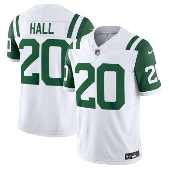 Men's New York Jets Breece Hall White Classic Alternate Vapor F.U.S.E. Limited Jersey Men's New York Jets Breece Hall White Classic Alternate Vapor F.U.S.E. Limited Jersey