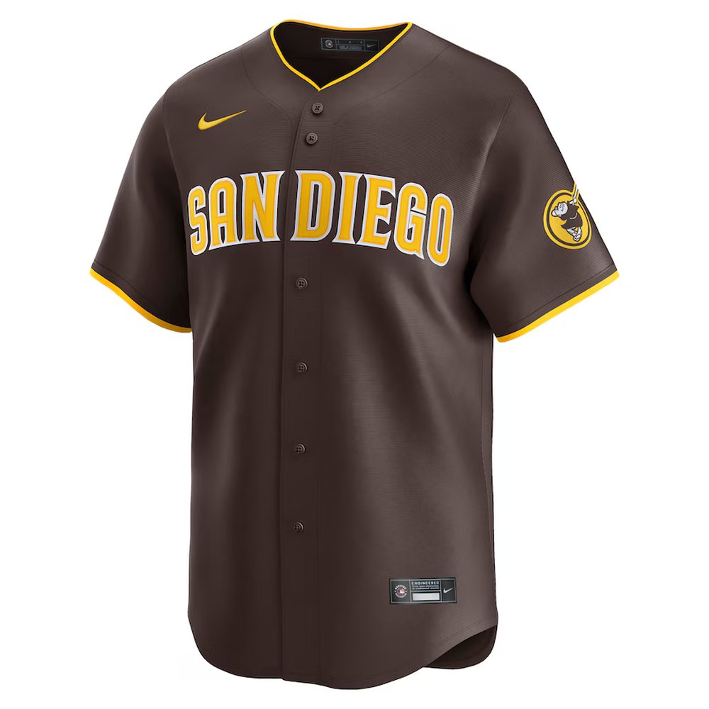 Men's San Diego Padres #13 Manny Machado Nike Brown Alternate Limited Player Jersey Men's San Diego Padres #13 Manny Machado Nike Brown Alternate Limited Player Jersey