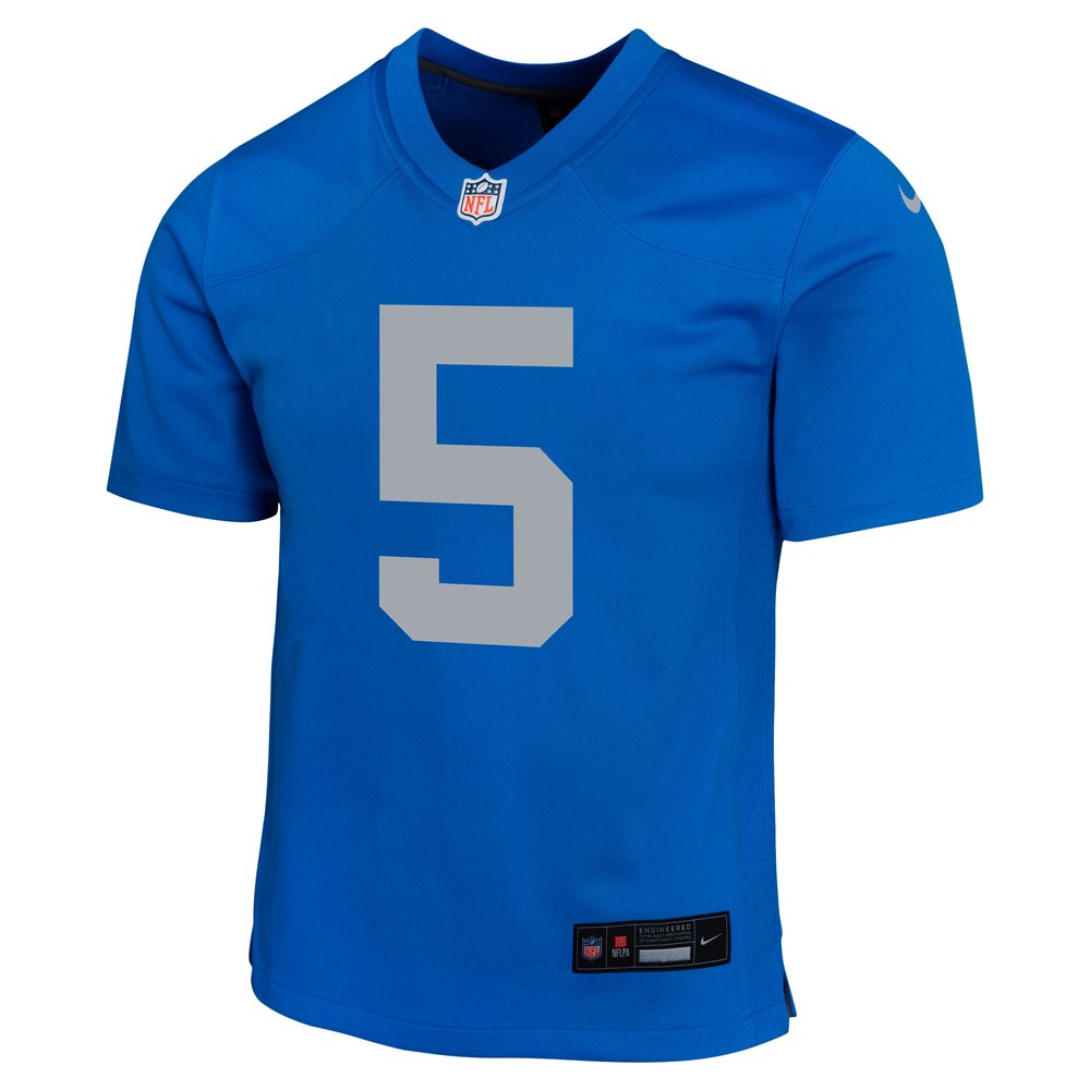 Youth Detroit Lions David Montgomery Blue Alternate Player Game Jersey Youth Detroit Lions David Montgomery Blue Alternate Player Game Jersey