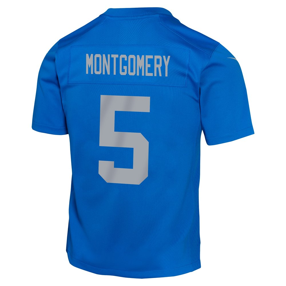 Youth Detroit Lions David Montgomery Blue Alternate Player Game Jersey Youth Detroit Lions David Montgomery Blue Alternate Player Game Jersey