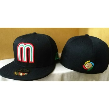Mexico National Baseball Team Fitted Hat Mexico National Baseball Team Fitted Hat