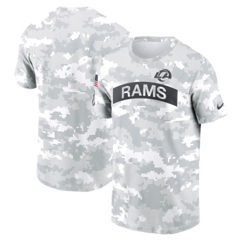 Men's Los Angeles Rams Arctic Camo 2024 Salute To Service Performance T-Shirt Men's Los Angeles Rams Arctic Camo 2024 Salute To Service Performance T-Shirt