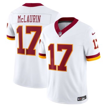Men's Washington Commanders #17 Terry McLaurin White Super Bowl Era Vapor F.U.S.E. Sewn Down Limited Jersey
