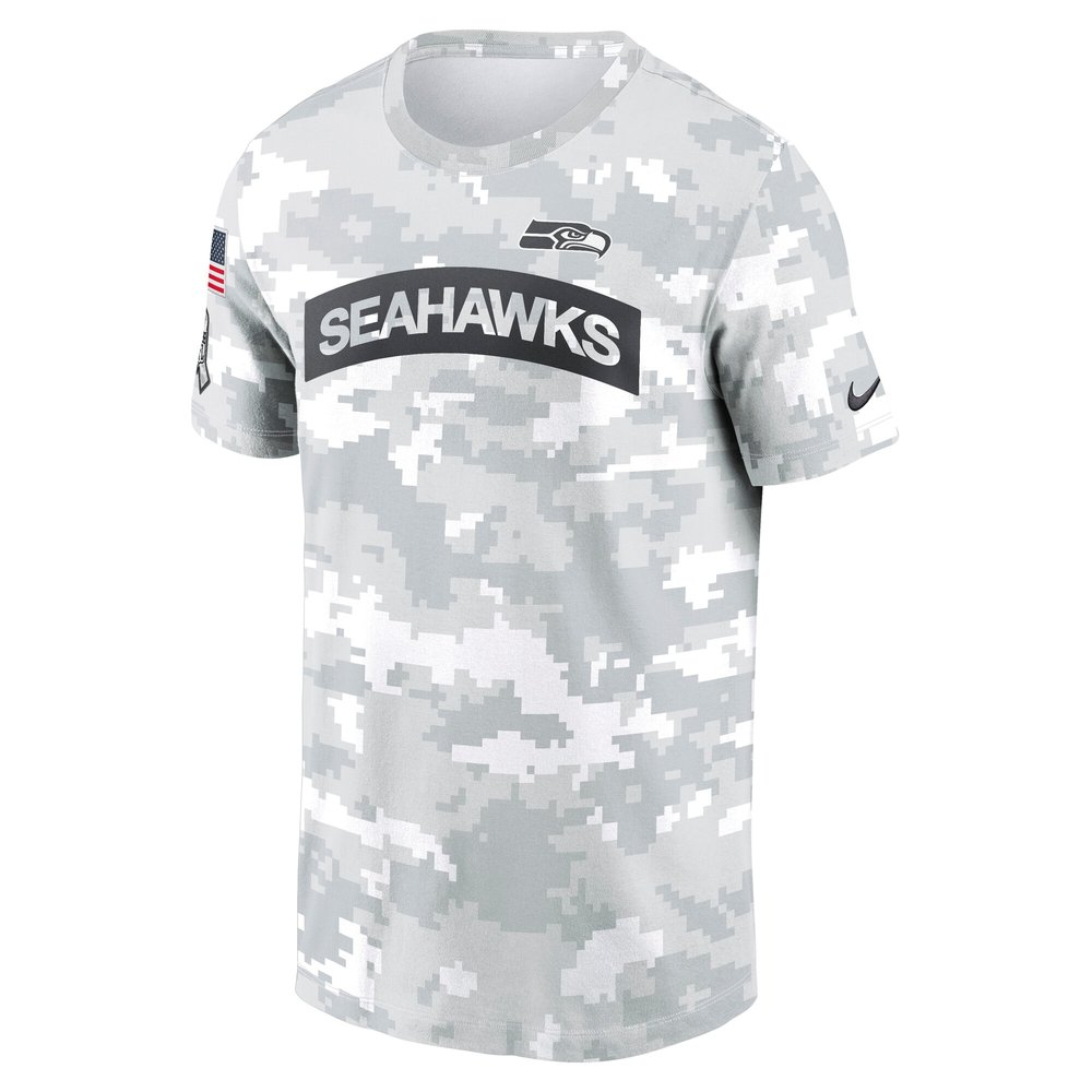 Men's Seattle Seahawks Arctic Camo 2024 Salute To Service Performance T-Shirt Men's Seattle Seahawks Arctic Camo 2024 Salute To Service Performance T-Shirt