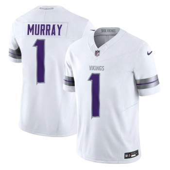 Men's Minnesota Vikings #1 Kyler Murray White Vapor F.U.S.E Limited Jersey Men's Minnesota Vikings #1 Kyler Murray White Vapor F.U.S.E Limited Jersey