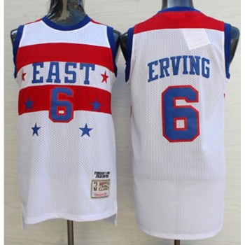 76ers #6 Julius Erving White 1980 All Star Stitched NBA Jersey 76ers #6 Julius Erving White 1980 All Star Stitched NBA Jersey