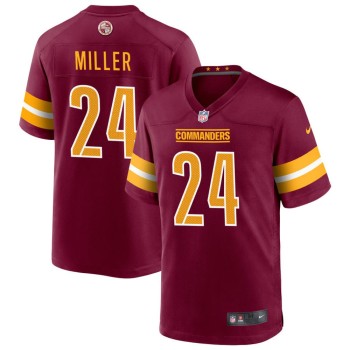 Men's Washington Commanders #24 Von Miller Burgundy 2025 F.U.S.E. Vapor Limited Stitched Football Jersey