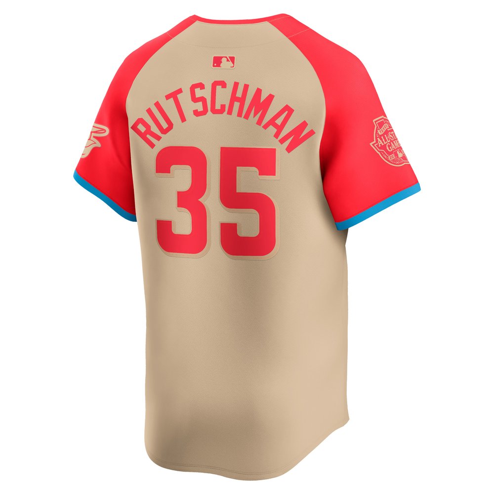 Men's American League Adley Rutschman Cream 2024 MLB All-Star Game Limited Player Jersey Men's American League Adley Rutschman Cream 2024 MLB All-Star Game Limited Player Jersey