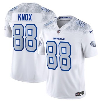 Men's Buffalo Bills #88 Dawson Knox White Rivalries Collection F.U.S.E. Vapor Limited Stitched Jersey Men's Buffalo Bills #88 Dawson Knox White Rivalries Collection F.U.S.E. Vapor Limited Stitched Jersey