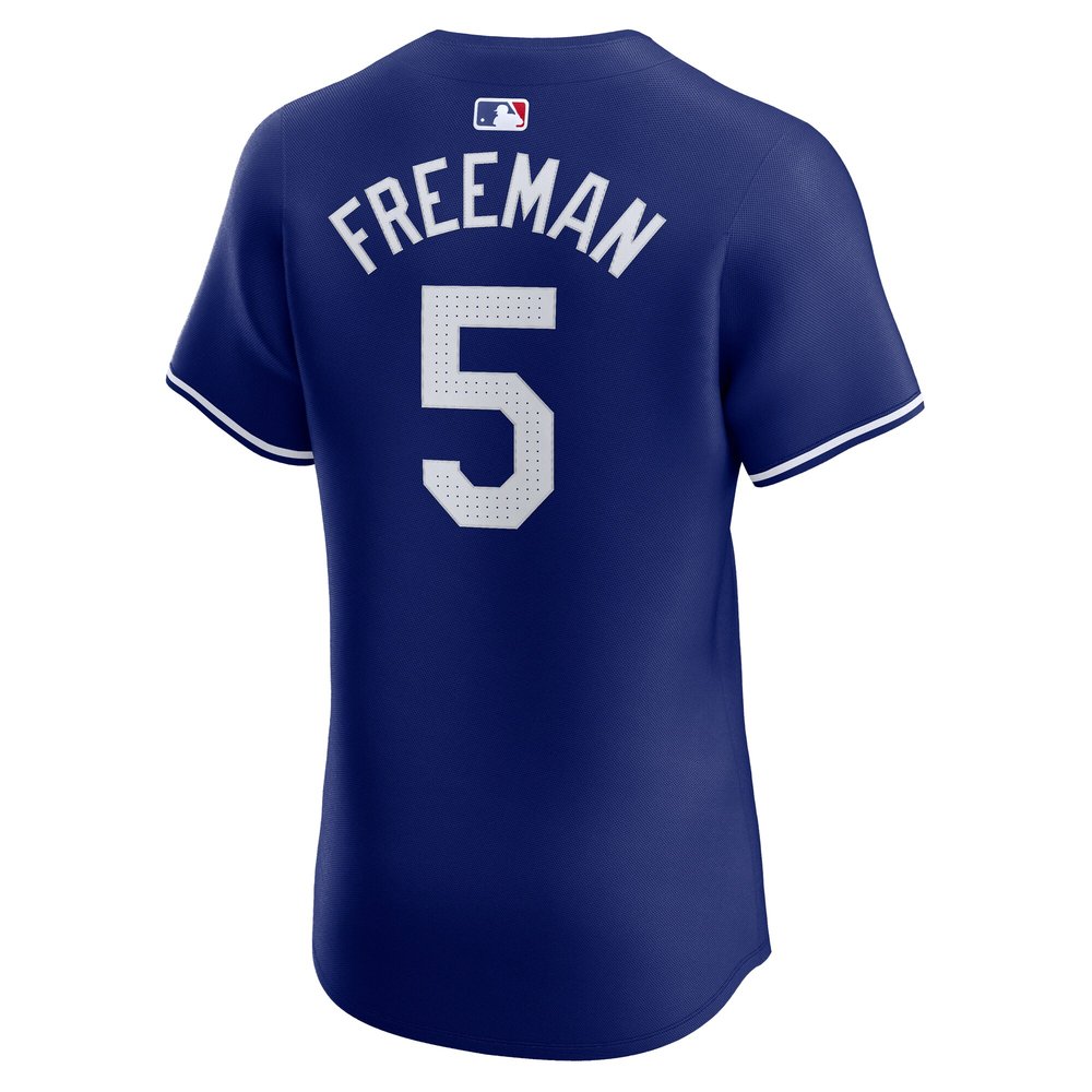 Men's Los Angeles Dodgers #5 Freddie Freeman Royal 2024 World Series Alternate Elite Player Jersey Men's Los Angeles Dodgers #5 Freddie Freeman Royal 2024 World Series Alternate Elite Player Jersey
