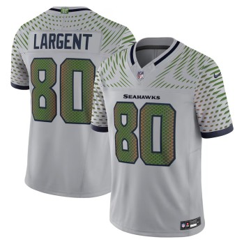 Youth Seattle Seahawks #80 Steve Largent Gray Rivalries Collection F.U.S.E. Vapor Limited Stitched Jersey Youth Seattle Seahawks #80 Steve Largent Gray Rivalries Collection F.U.S.E. Vapor Limited Stitched Jersey
