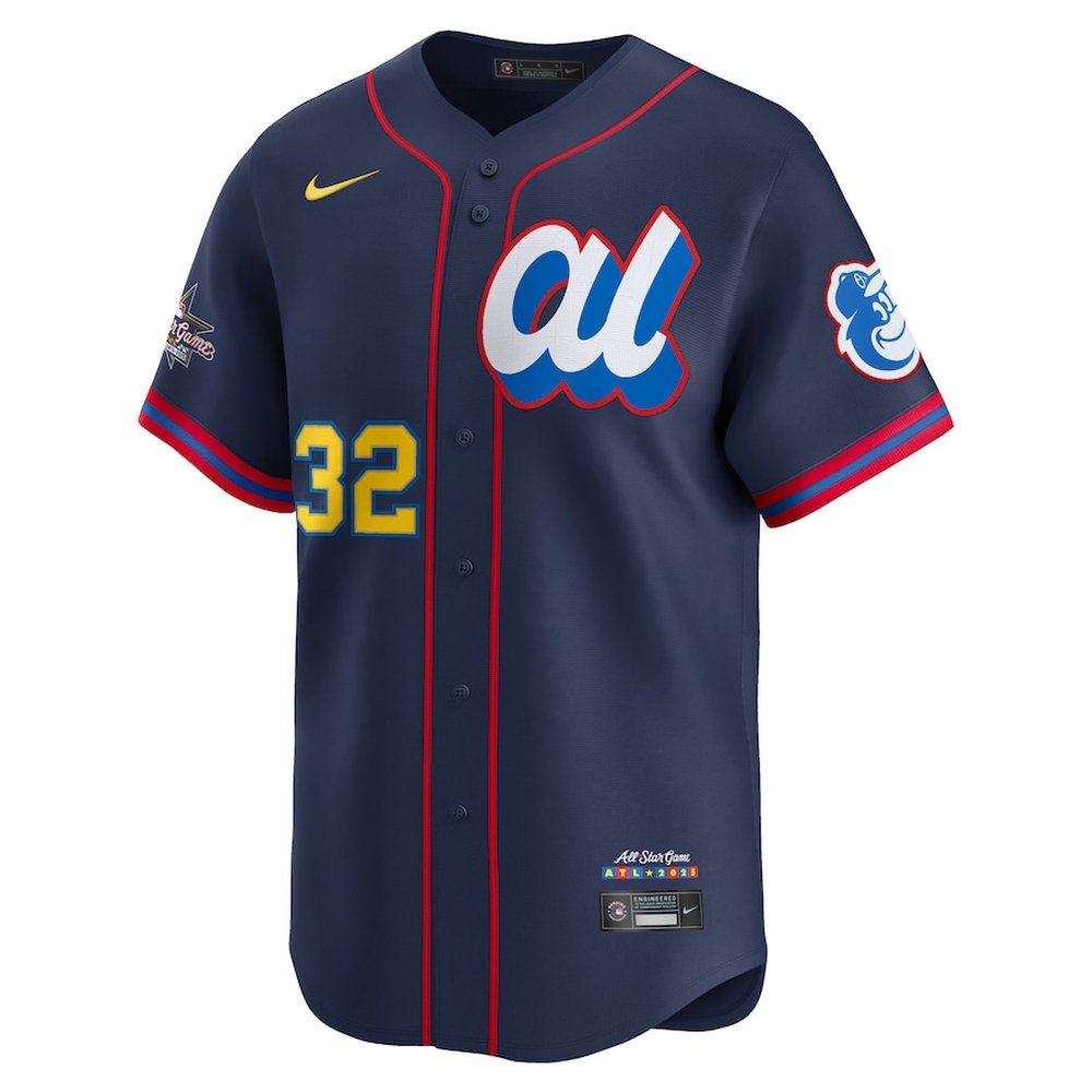Men's American League #32 Ryan O'Hearn Nike Navy 2025 All-Star Edition Limited Player Jersey Men's American League #32 Ryan O'Hearn Nike Navy 2025 All-Star Edition Limited Player Jersey