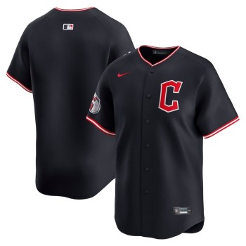 Men's Cleveland Guardians Nike Black Home Replica Jersey Men's Cleveland Guardians Nike Black Home Replica Jersey