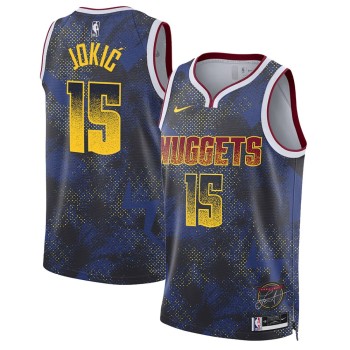 Men's Denver Nuggets #15 Nikola Jokic Royal 2025/26 Select Series Jersey