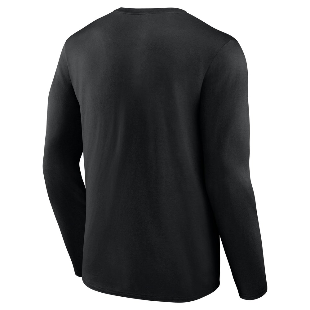 Men's Philadelphia Eagles Black Super Bowl LIX Champions Legacy Iconic Victory Long Sleeve T-Shirt Men's Philadelphia Eagles Black Super Bowl LIX Champions Legacy Iconic Victory Long Sleeve T-Shirt