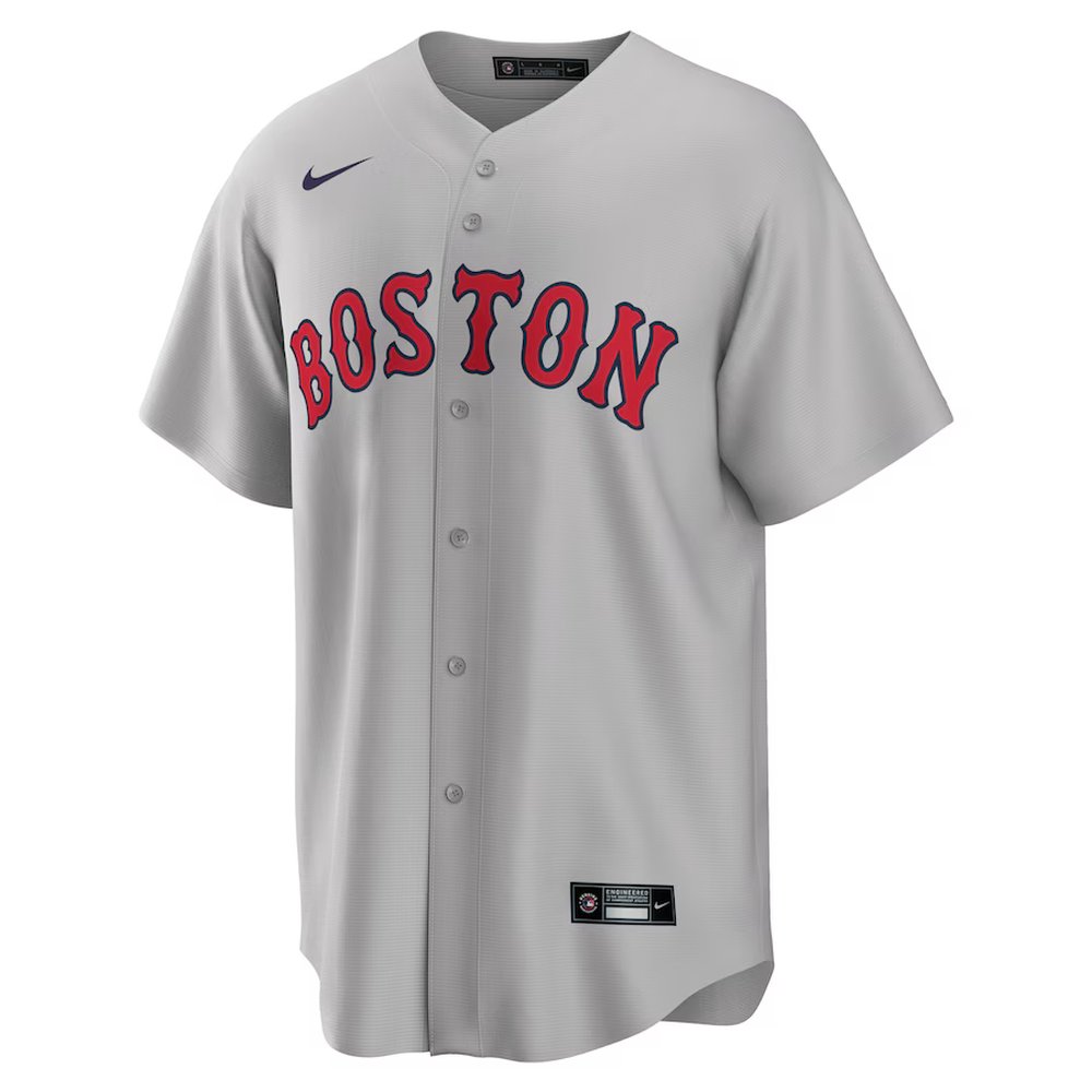 Men's Boston Red Sox #34 David Ortiz Nike Gray Road Replica Player Jersey Men's Boston Red Sox #34 David Ortiz Nike Gray Road Replica Player Jersey
