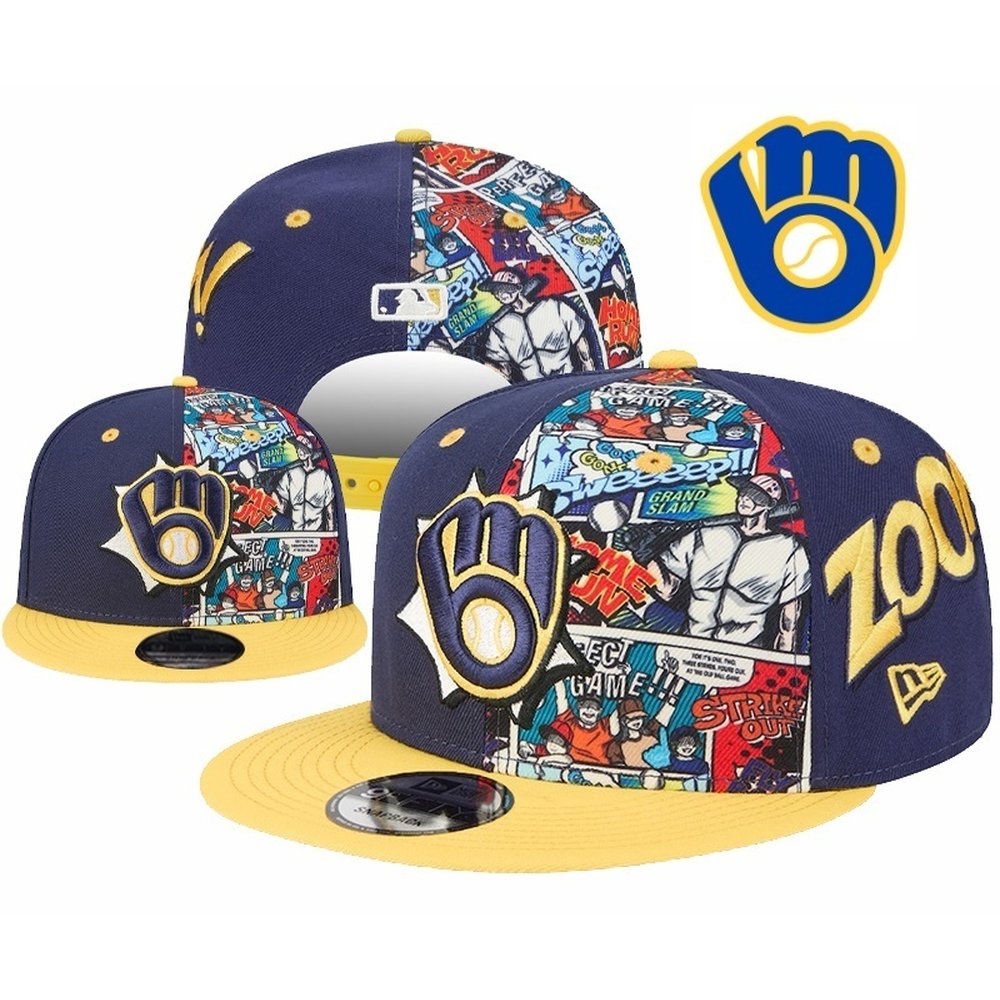 Milwaukee Brewers Snapback Hat Milwaukee Brewers Snapback Hat