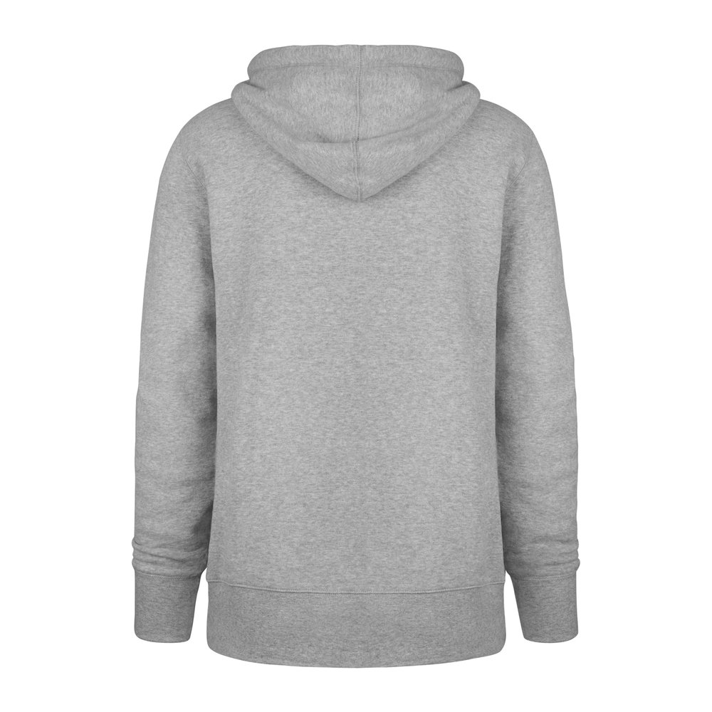 Men's Los Angeles Dodgers vs. New York Yankees '47 Gray 2024 World Series Matchup Pullover Hoodie Men's Los Angeles Dodgers vs. New York Yankees '47 Gray 2024 World Series Matchup Pullover Hoodie