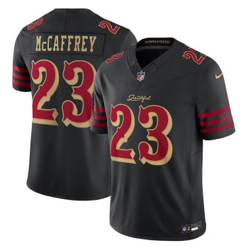 Youth San Francisco 49ers #23 Christian McCaffrey Black Rivalries Collection F.U.S.E. Vapor Limited Stitched Jersey Youth San Francisco 49ers #23 Christian McCaffrey Black Rivalries Collection F.U.S.E. Vapor Limited Stitched Jersey