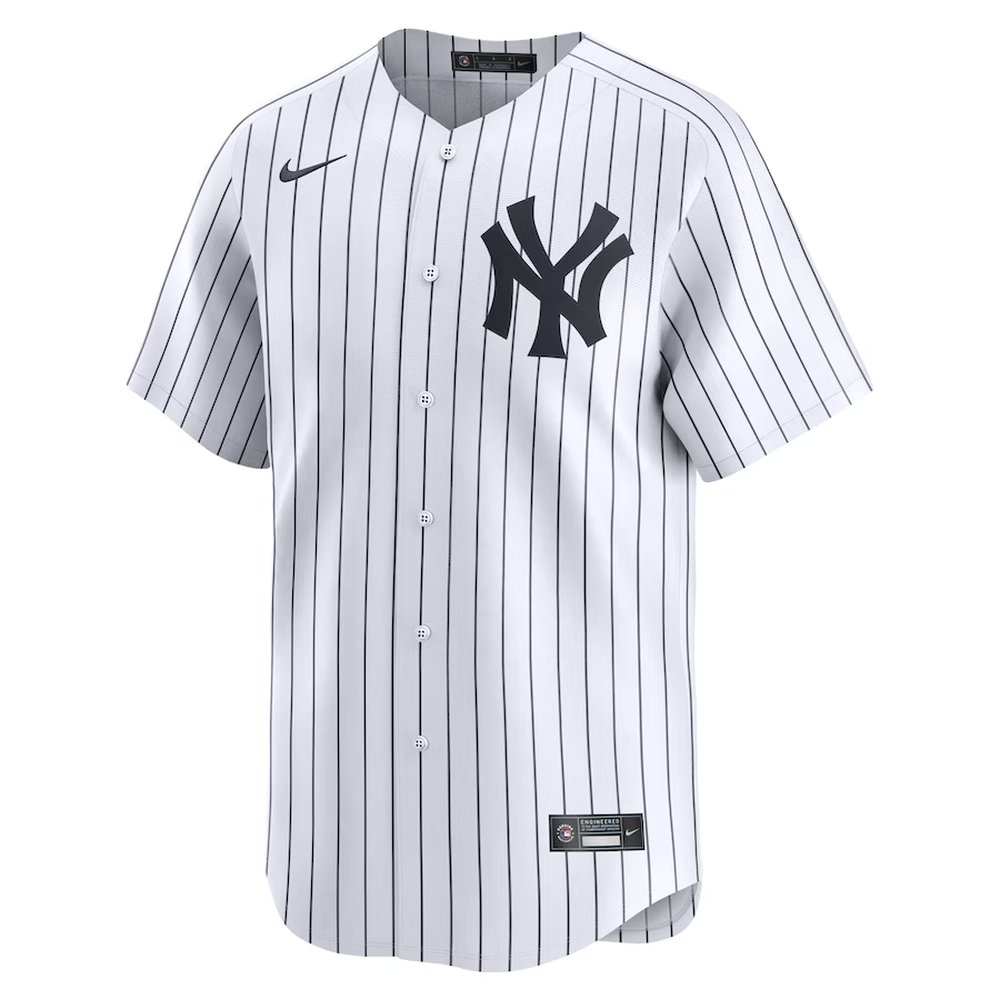 Men's New York Yankees #13 Jazz Chisholm Jr. White Home Limited Player Jersey Men's New York Yankees #13 Jazz Chisholm Jr. White Home Limited Player Jersey