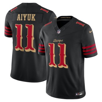 Youth's San Francisco 49ers #11 Brandon Aiyuk Black Rivalries Collection F.U.S.E. Vapor Limited Stitched Jersey Youth's San Francisco 49ers #11 Brandon Aiyuk Black Rivalries Collection F.U.S.E. Vapor Limited Stitched Jersey