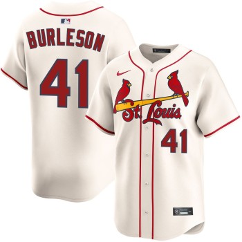 Men's St. Louis Cardinals #41 Alec Burleson Cream Home Limited Jersey
