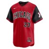 Men's Chicago White Sox #23 Andrew Benintendi Nike Red/Black 2025 City Connect Limited Player Jersey